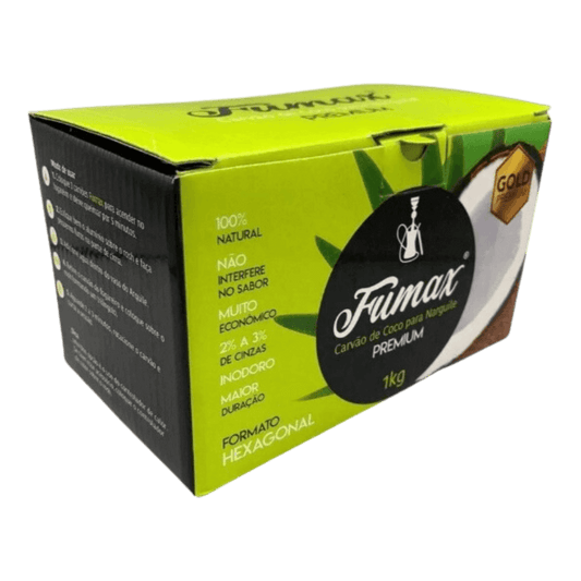 3kg Fumax Premium Carvão Para Narguile - Qualidade Superior