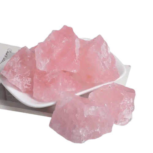 Quartzo Rosa Bruto A Pedra do Amor e da Paz (200g)