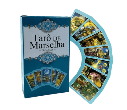 Tarô de Marselha - Deck Tradicional Completo com 78 Cartas