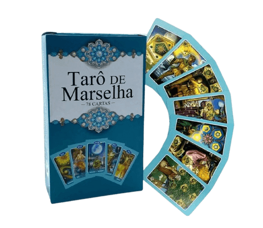 Tarô de Marselha - Deck Tradicional Completo com 78 Cartas