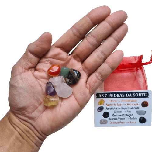 Kit 7 Pedras 7 Chakras - Equilíbrio e Harmonia em uma Caixa