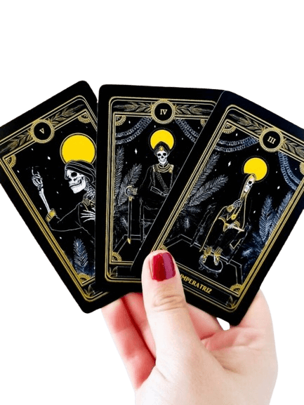 Tarot Negro - Deck de 22 cartas em estilo gótico