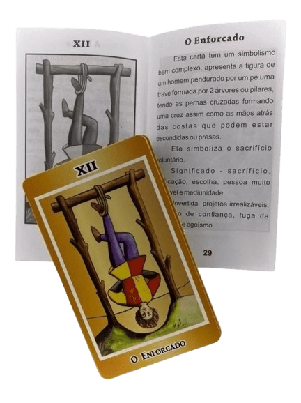 Tarot Dourado - 24 Cartas Místicas com Manual de Interpretação